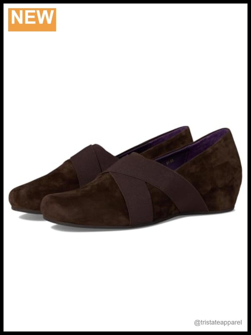 Suede Wedge Clogs Slip On Comfort Casual Shoes